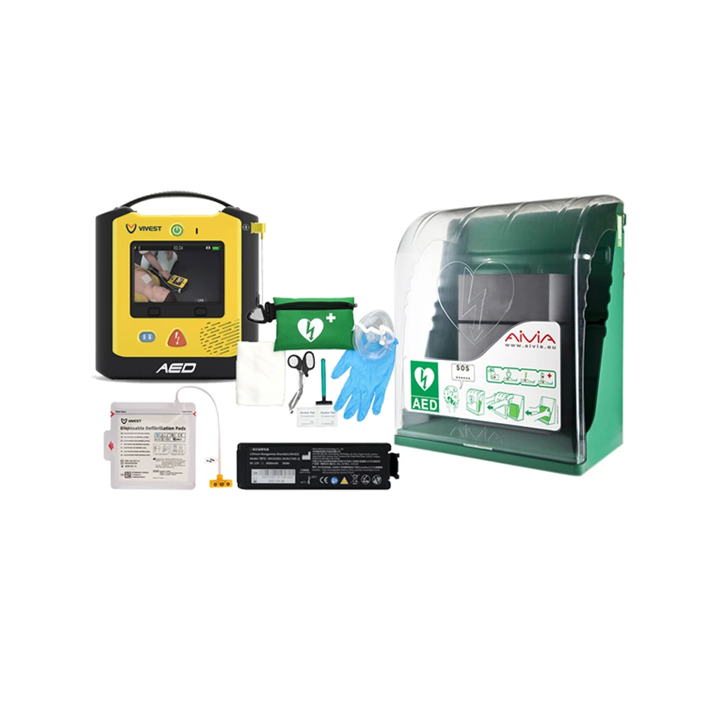 [AED-Rund um Sorglos Paket A 3] Lebensretter Set AED ViVest A3