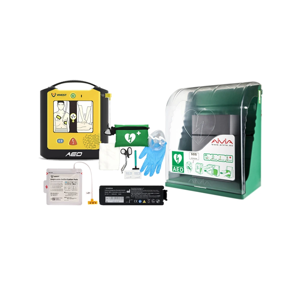 [AED-Rund um Sorglos Paket A1] Lebensretter Set AED ViVest A1